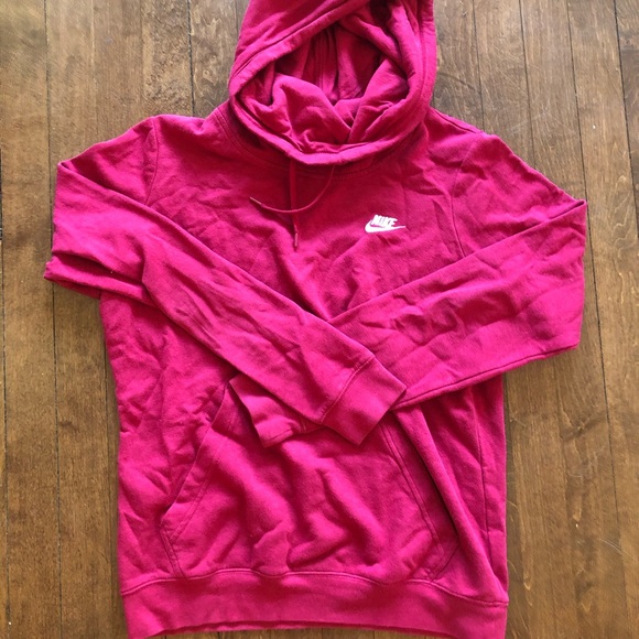 Nike Red Cowl Neck Sweatshirt - Picture 2 of 3